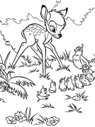 Bambi Colorear En Liña